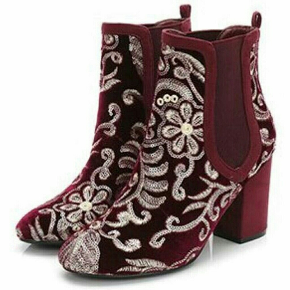 Vintage style booties